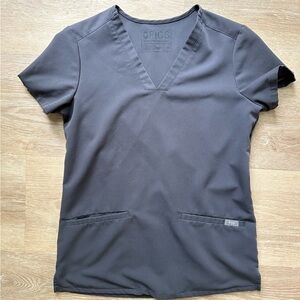 Figs Charcoal Grey Scrub Set XXS